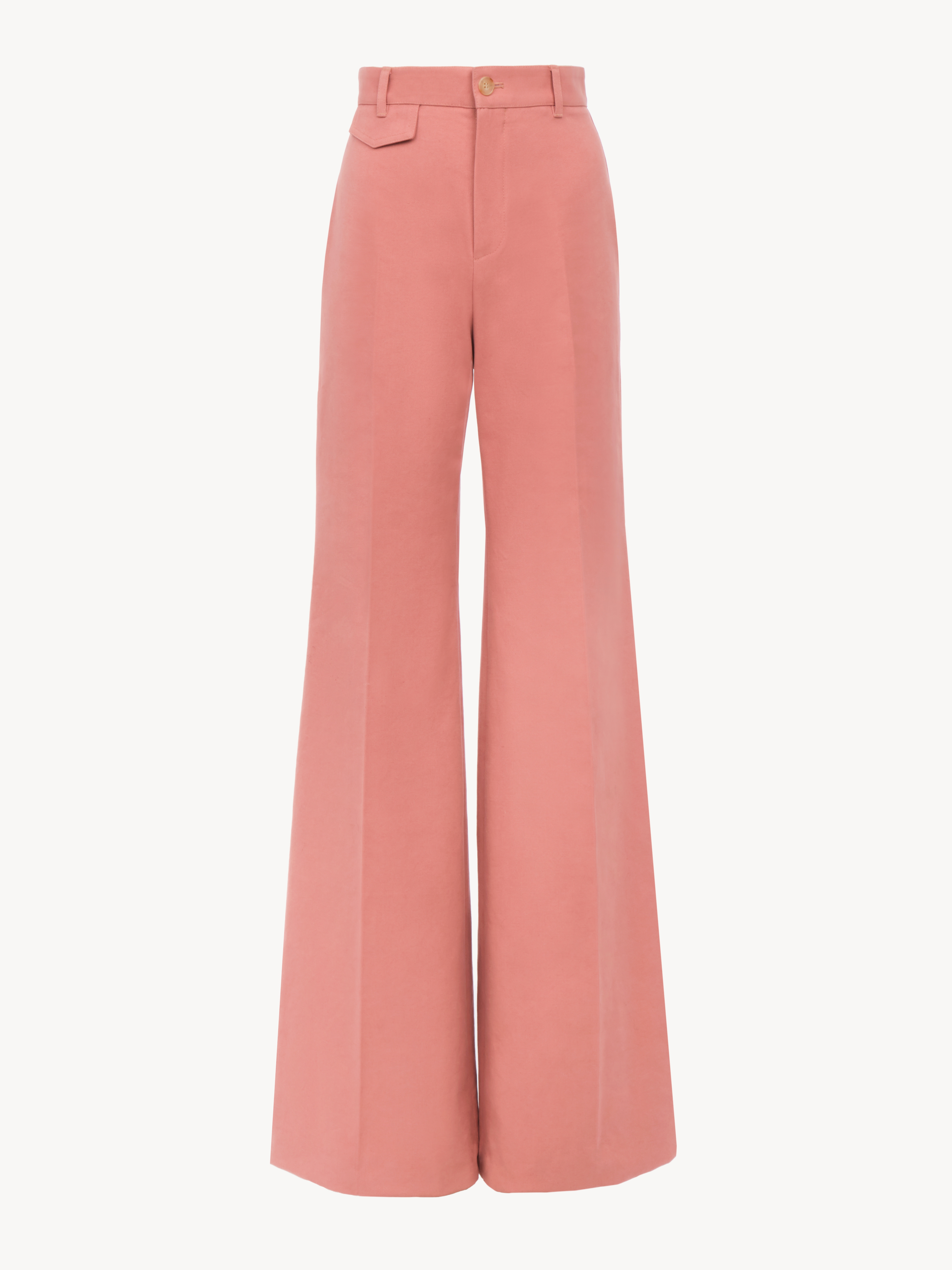 【関税&送料込】Chloe Pantalone Ampio In Cotone CHLOÉ Embroidered silk tapered pants | NET-A-PORTER